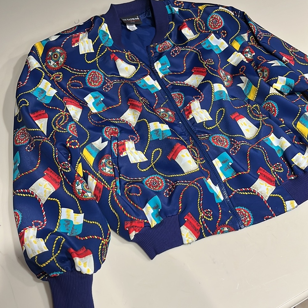 Notations Vintage Bomber Jacket Medium Petite - image 1